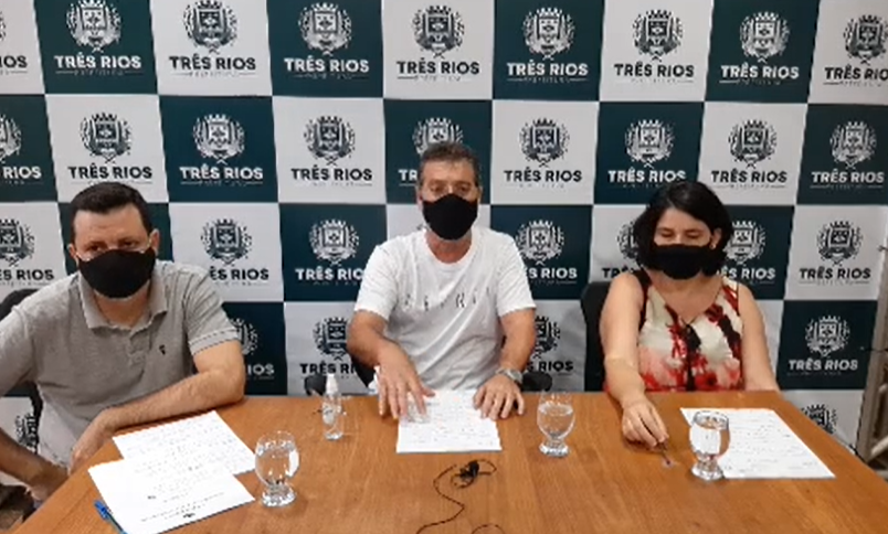 Três Rios publica Decreto 6497 com medidas de combate ao coronavírus; o documento agora é único e varia segundo as bandeiras