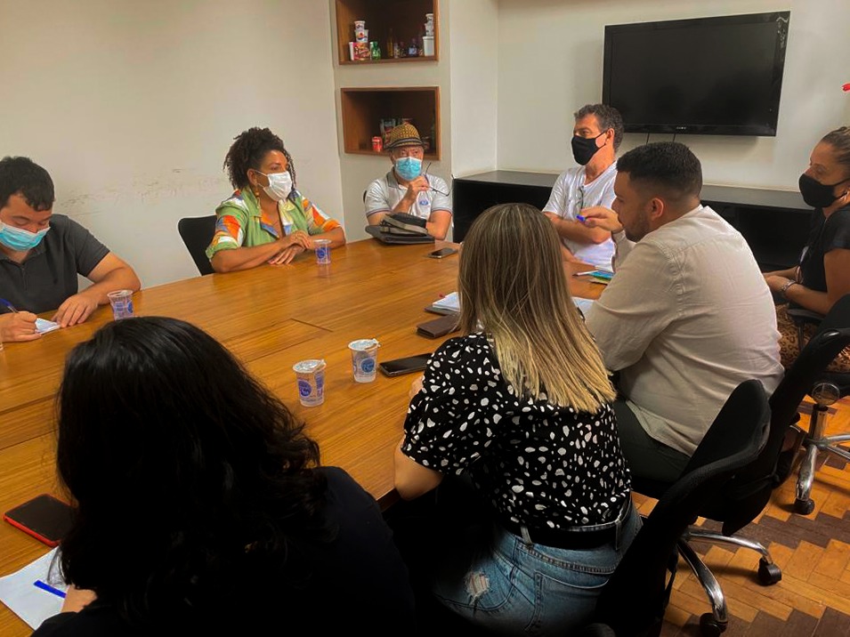 Prefeito Joa recebe Deputada Estadual Renata Souza (PSOL)