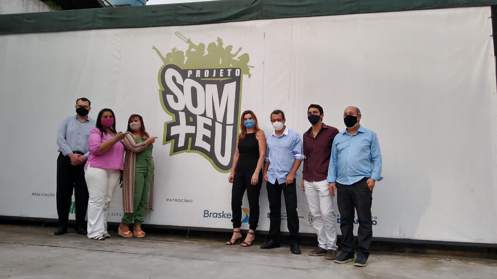 Representantes da Prefeitura de Três Rios visitam projeto musical “Som+EU’