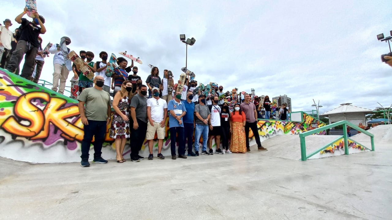Prefeitura de Três Rios entrega revitalização da pista de Skate da Beira-Rio