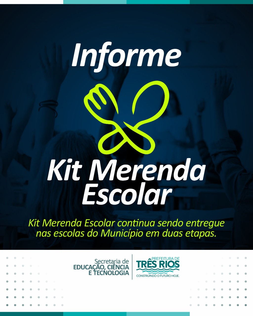 Kit Merenda Escolar continua sendo entregue nas escolas do Município