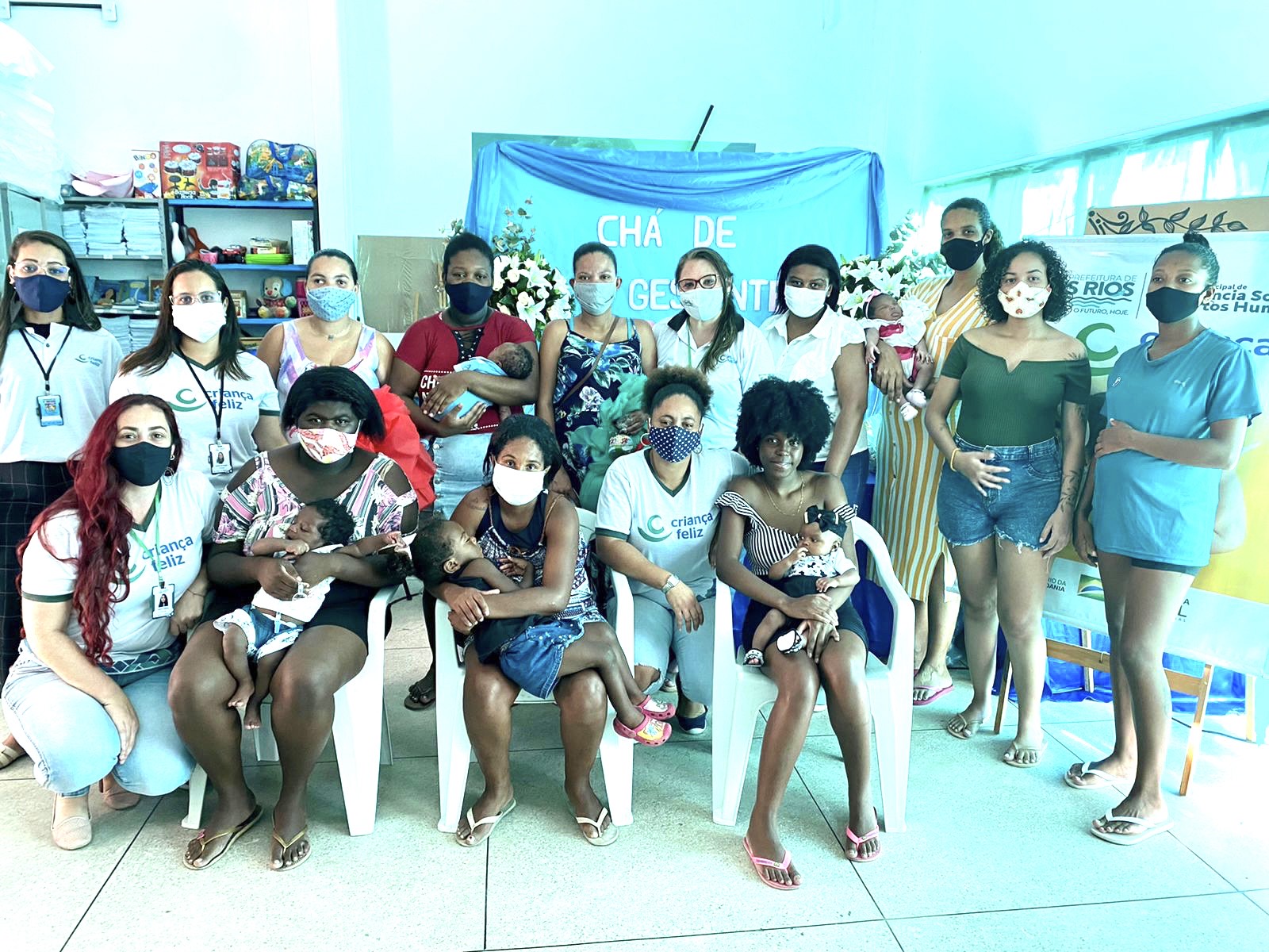 Secretaria de Assistência Social promove Chá de Gestantes para usuárias do Programa Criança Feliz
