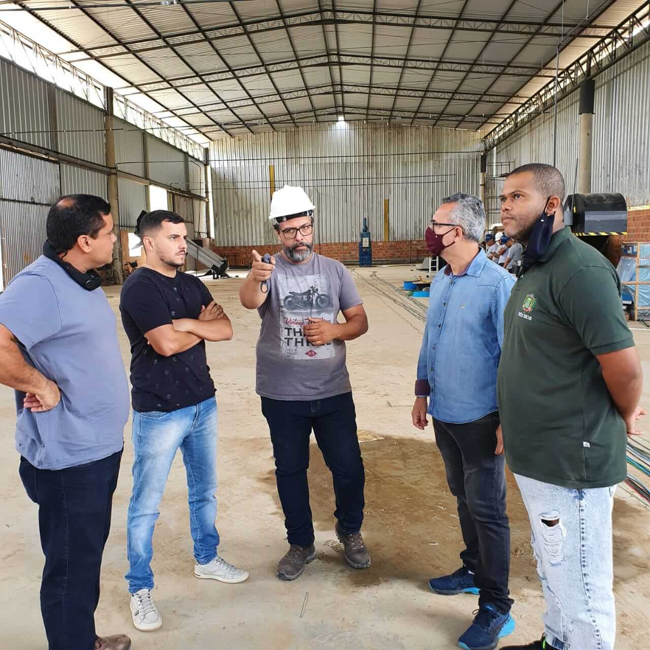 Três Rios segue com as obras da Unidade de Processamento de Materiais Recicláveis