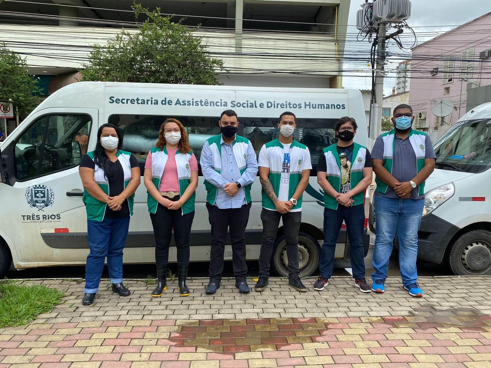 Secretaria de Assistência Social envia equipe para Petrópolis e leva donativos para vítimas das chuvas