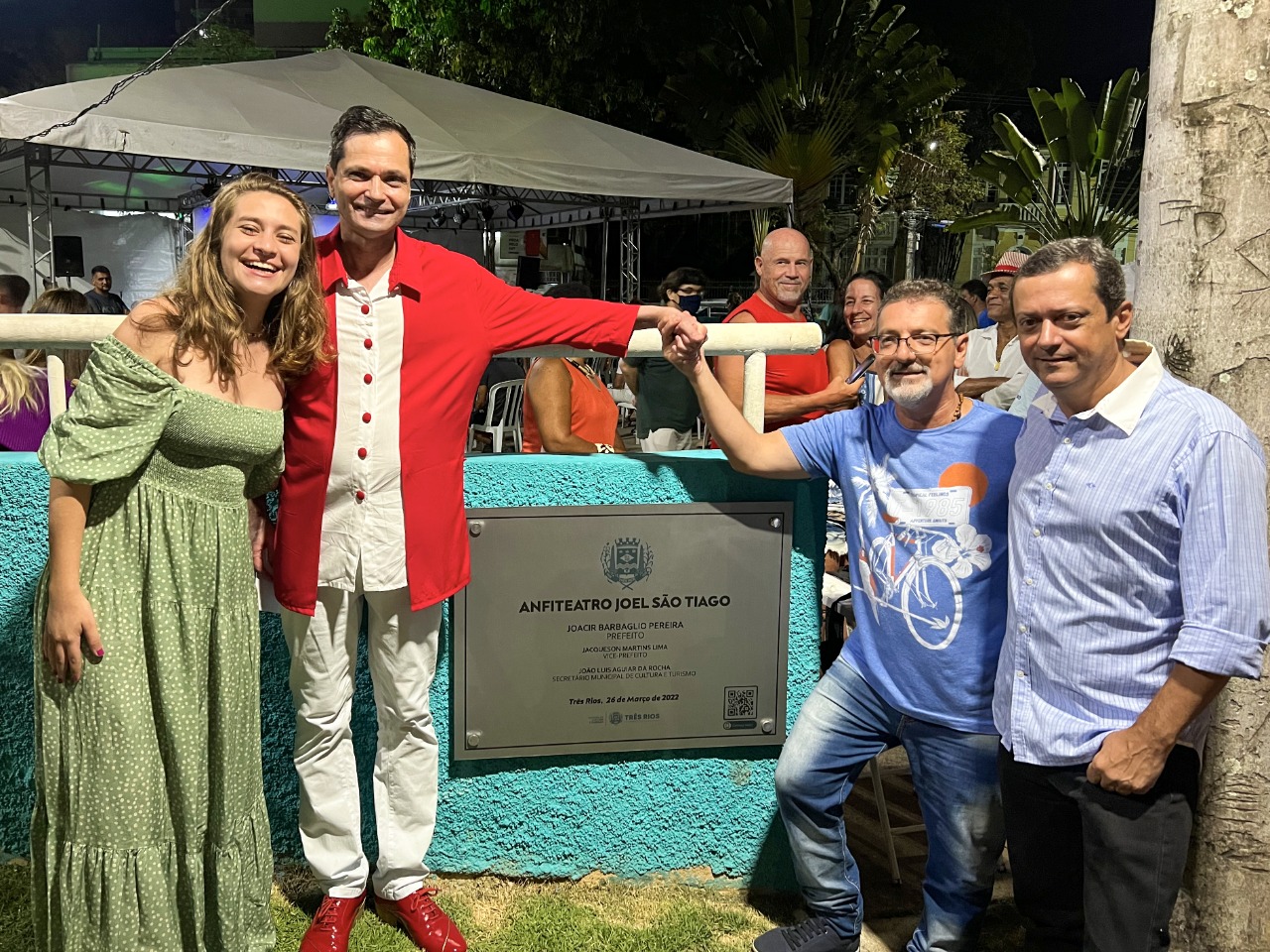 Ícone da cultura trirriense, Joel São Tiago é homenageado pela Prefeitura de Três Rios na Praça São Sebastião
