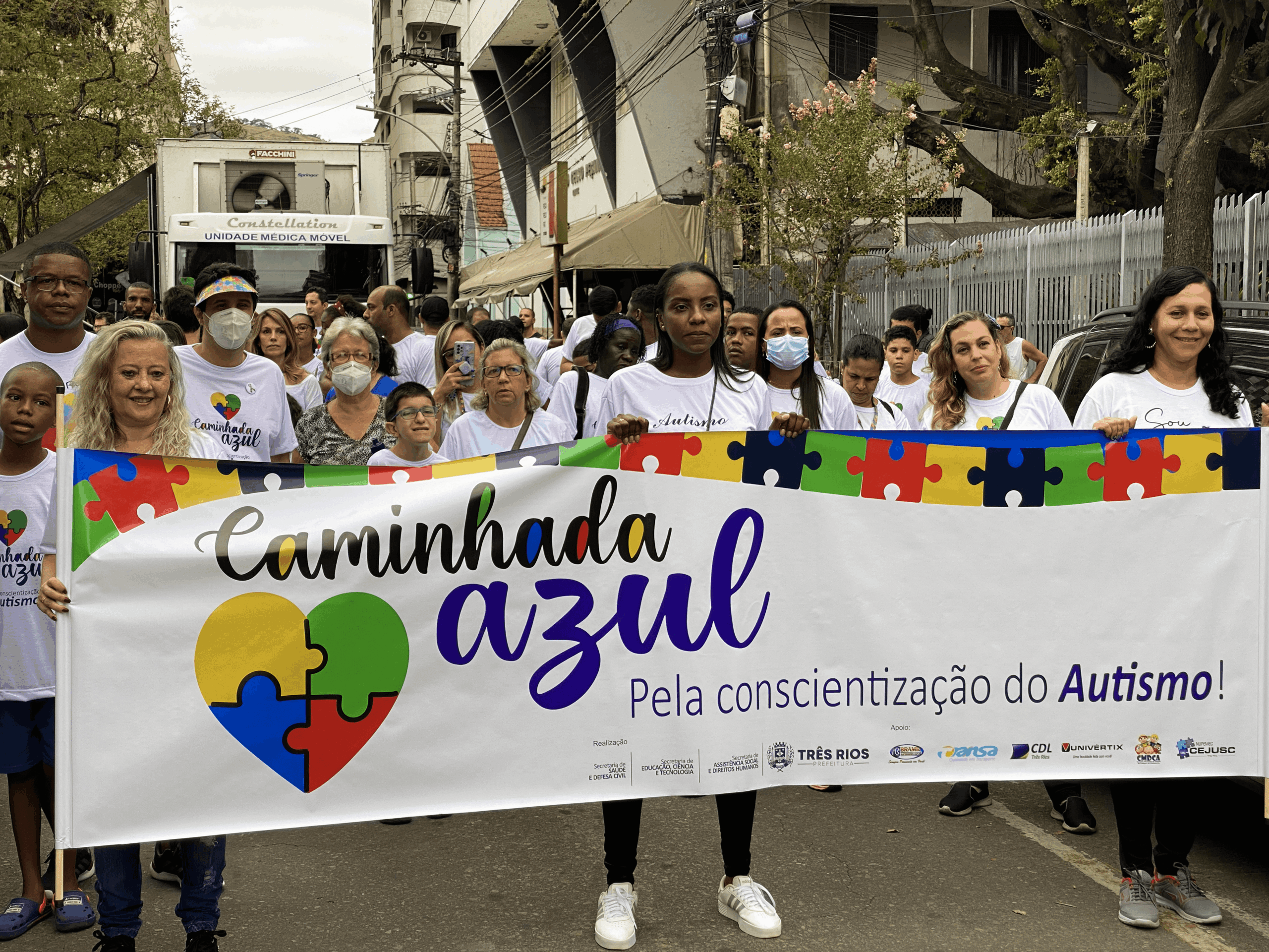 Prefeitura de Três Rios promove Caminhada Azul e Dia da Saúde