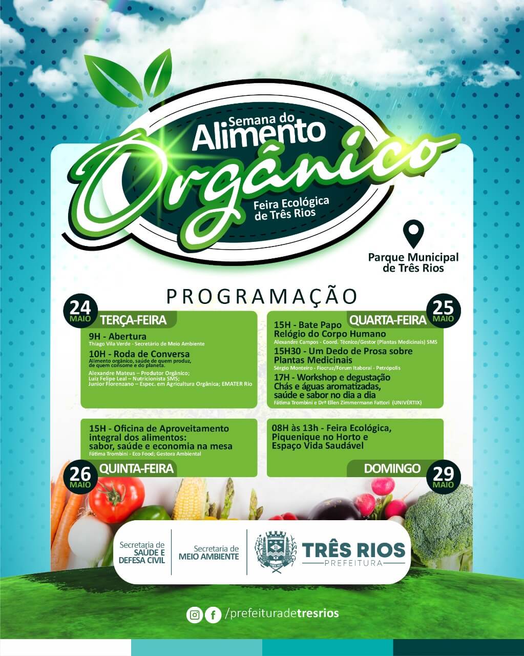 Semana do Alimento Orgânico em Três Rios