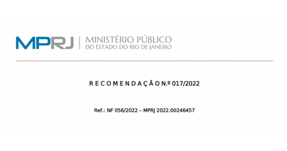 Recomendação Ministério Público  N.º 017/2022