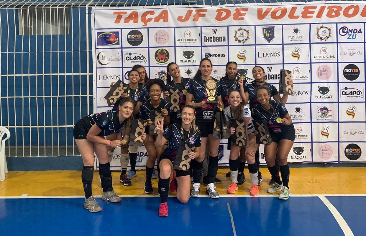 Equipe trirriense de vôlei feminino é campeã da Taça JF
