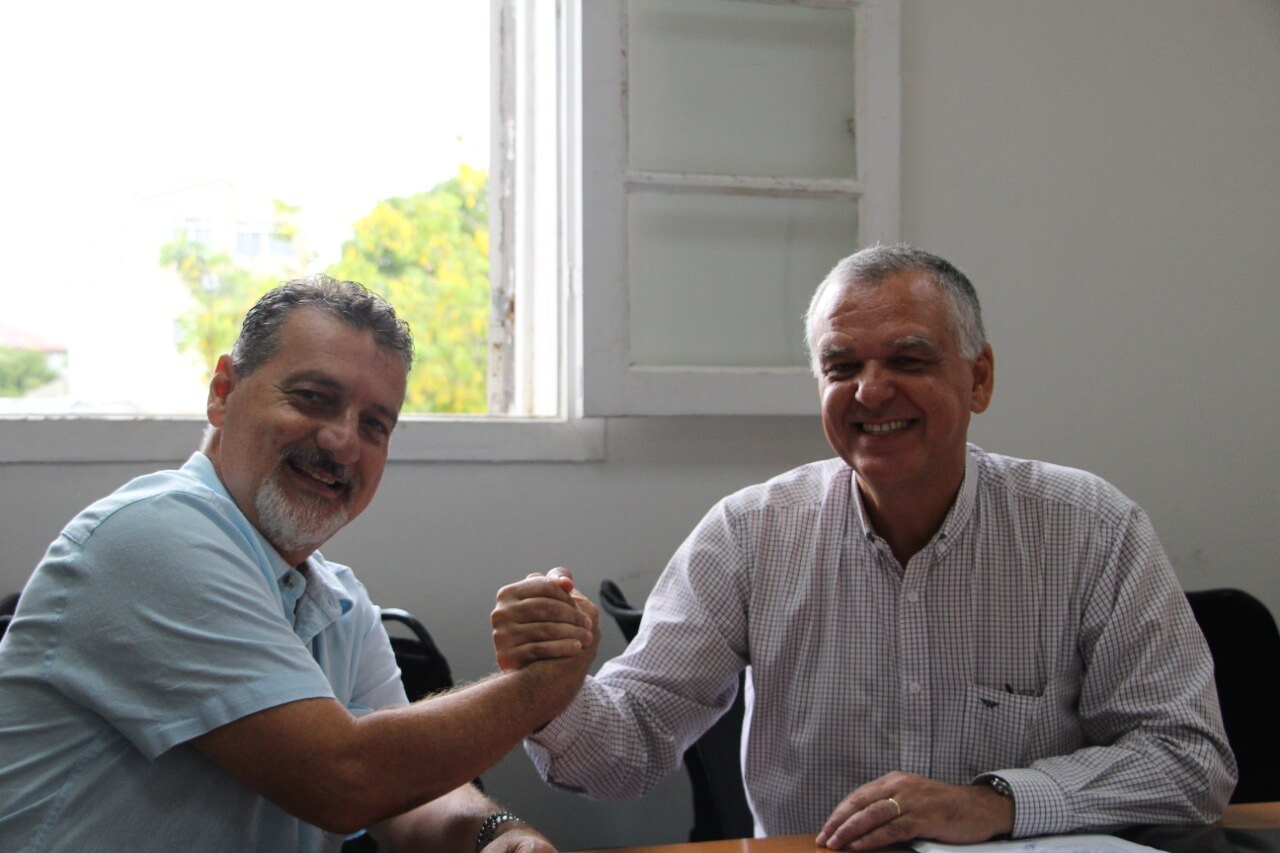 Joa se reúne com diretor-presidente da GE Celma, na Prefeitura