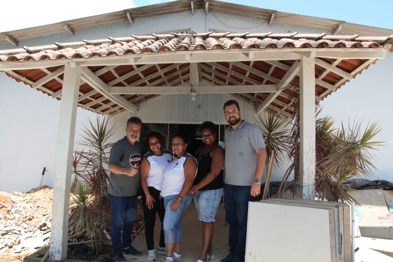 Prefeito Joa realiza visita técnica na Escola Municipal Santa Luzia