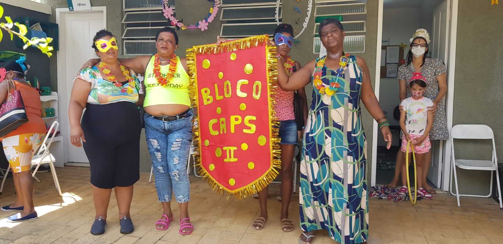 ‘Bloco do CAPS II’ anima carnaval dos usuários da unidade