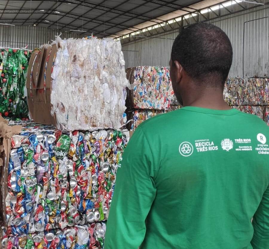 Recicla Três Rios coleta mais de 10 mil kg de materiais recicláveis durante carnaval