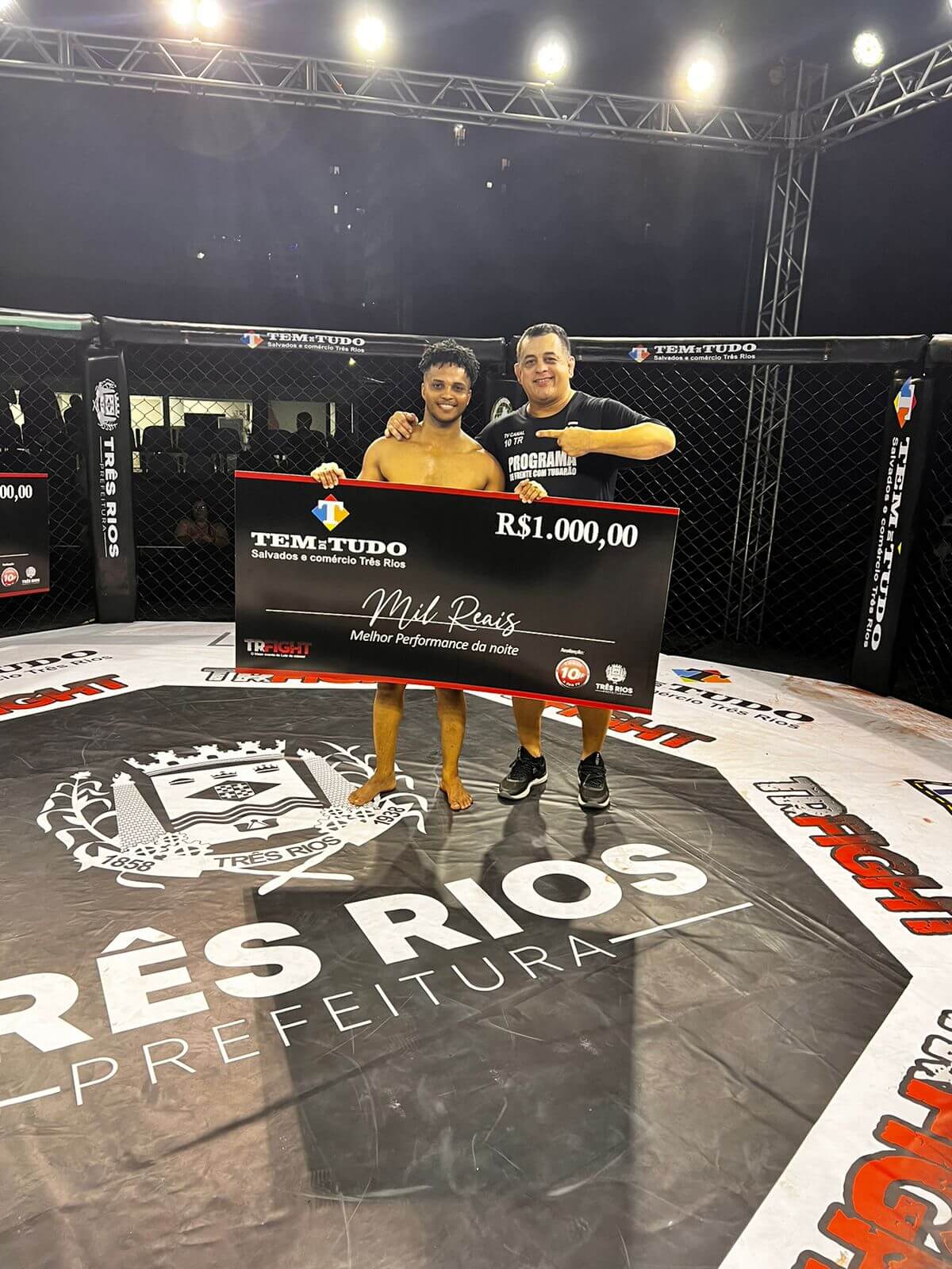 Secretaria de Esporte e Lazer de Três Rios comemora o sucesso do TR Fight