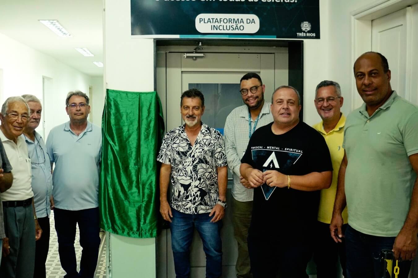 Plataforma da Inclusão é inaugurada na Sede da Prefeitura de Três Rios