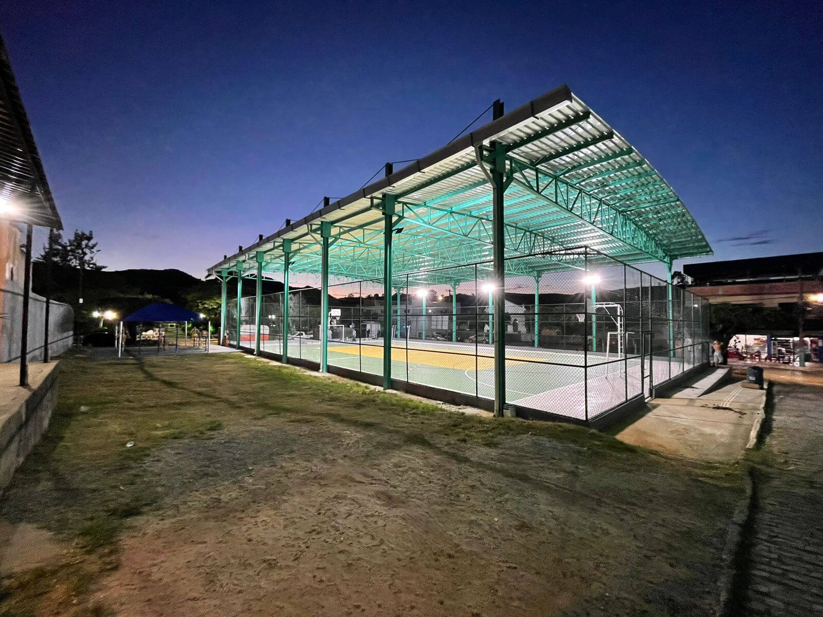 Prefeitura de Três Rios entrega reforma e cobertura da quadra poliesportiva nesta quinta-feira, 21