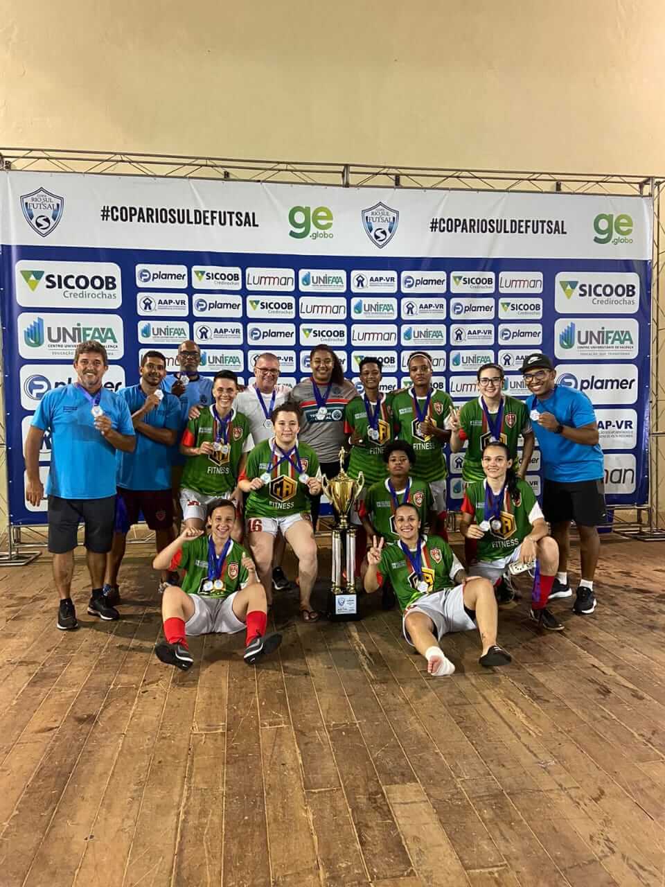 Equipe de futsal feminina tenta conquistar tricampeonato no Torneio Rio Sul de Futsal