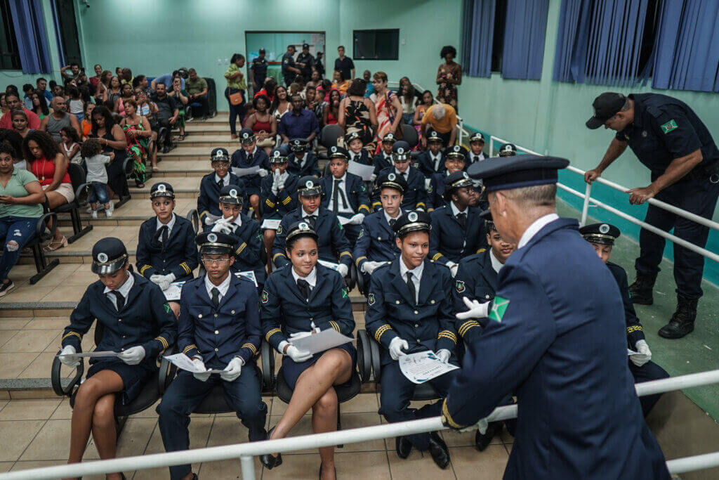Guarda Civil Mirim nas Escolas Maria das Graças Vieira e Luther King