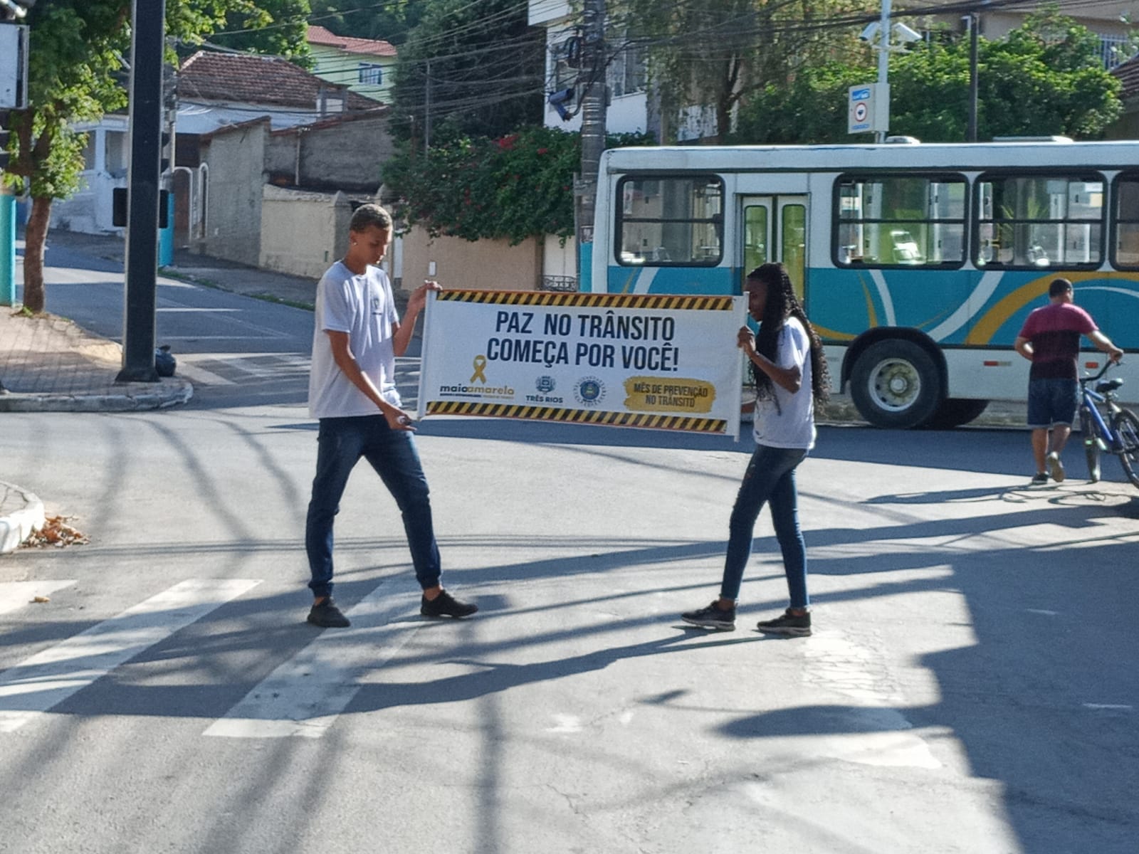 Prefeitura de Três Rios finaliza ações do Maio Amarelo com simulação de acidentes