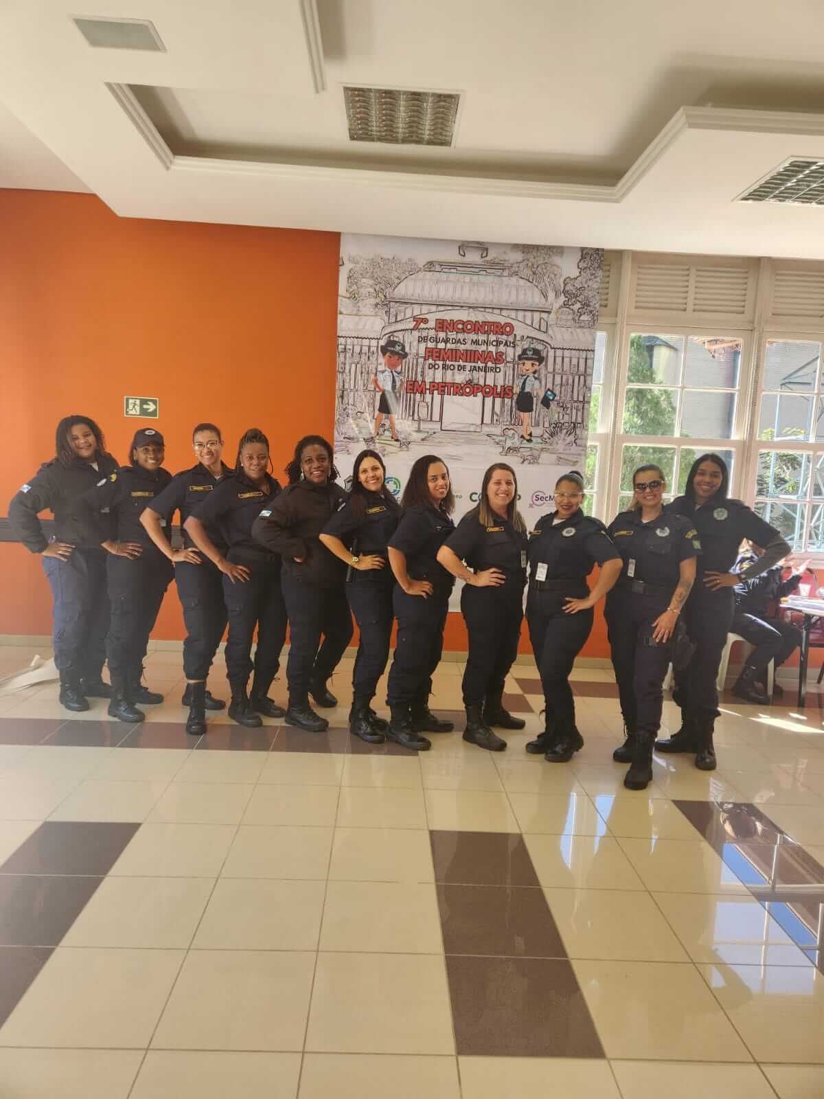 Guardas civis de Três Rios participam de Encontro Feminino em Petrópolis
