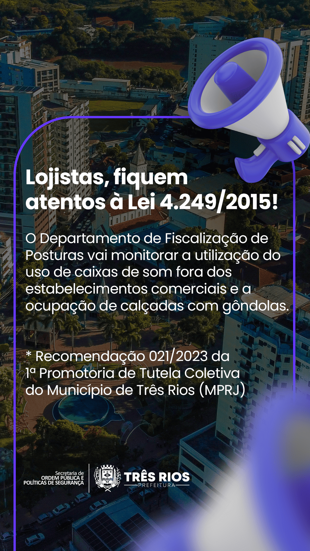 Autoridades reúnem-se para tratar sobre utilização de caixas de som em estabelecimentos comerciais