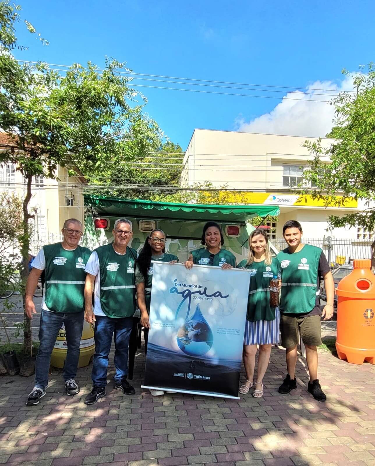 Três Rios celebra o Dia Mundial da Água com educação ambiental e sustentabilidade