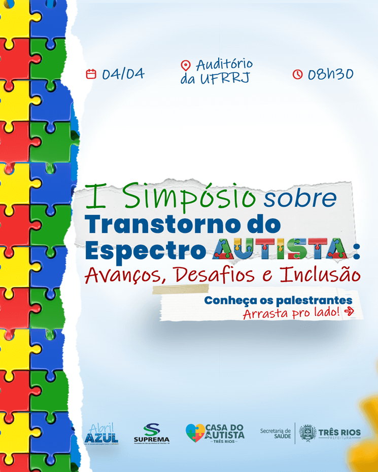 No mês de conscientização do autismo, Prefeitura de Três Rios realiza ações em prol da inclusão