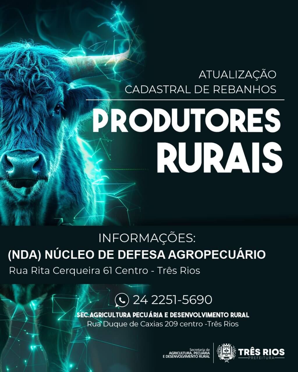 Produtores rurais devem atualizar dados do rebanho até o fim de maio