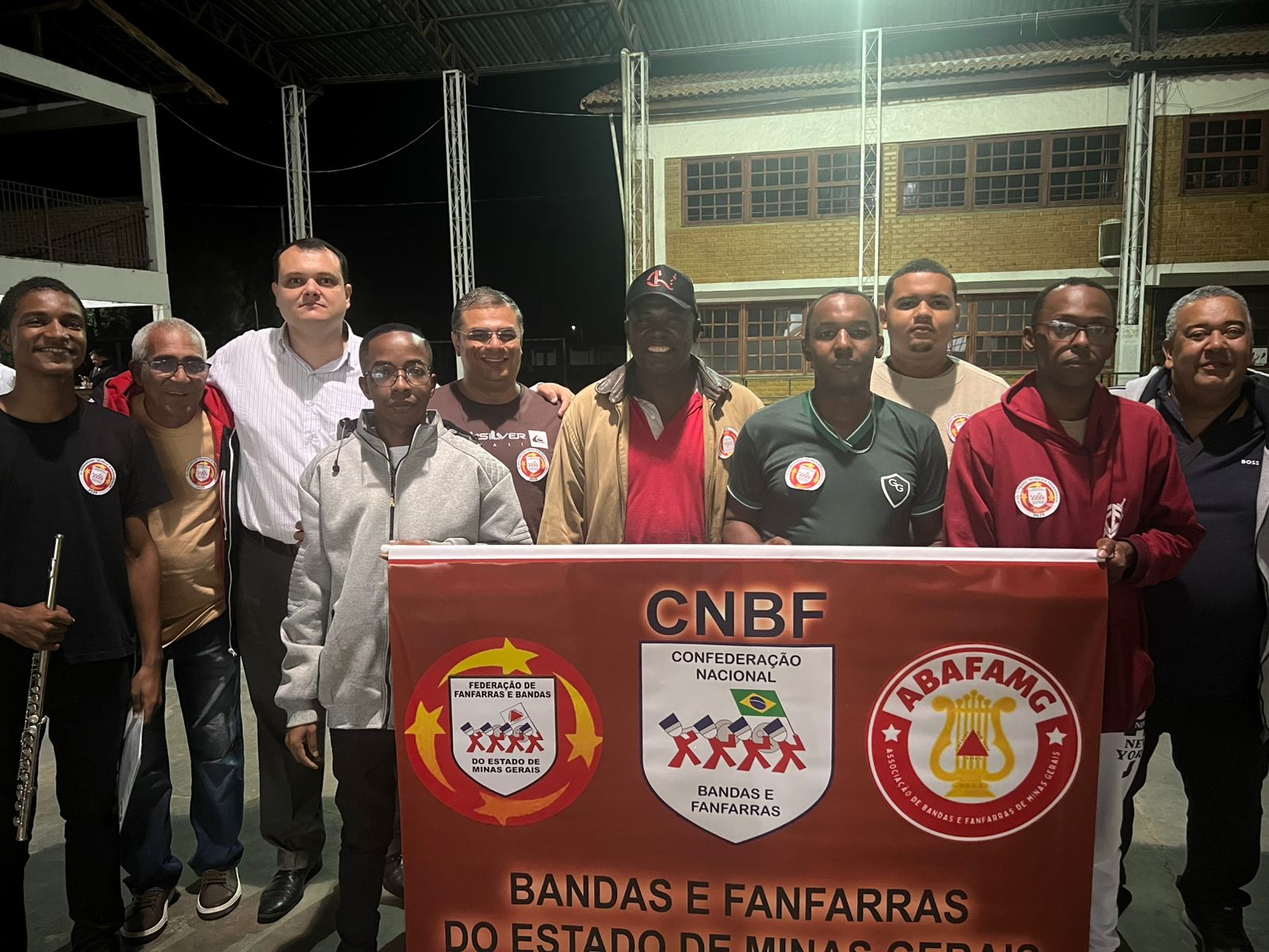 Três Rios marca presença em congresso técnico de bandas e fanfarras de Minas Gerais