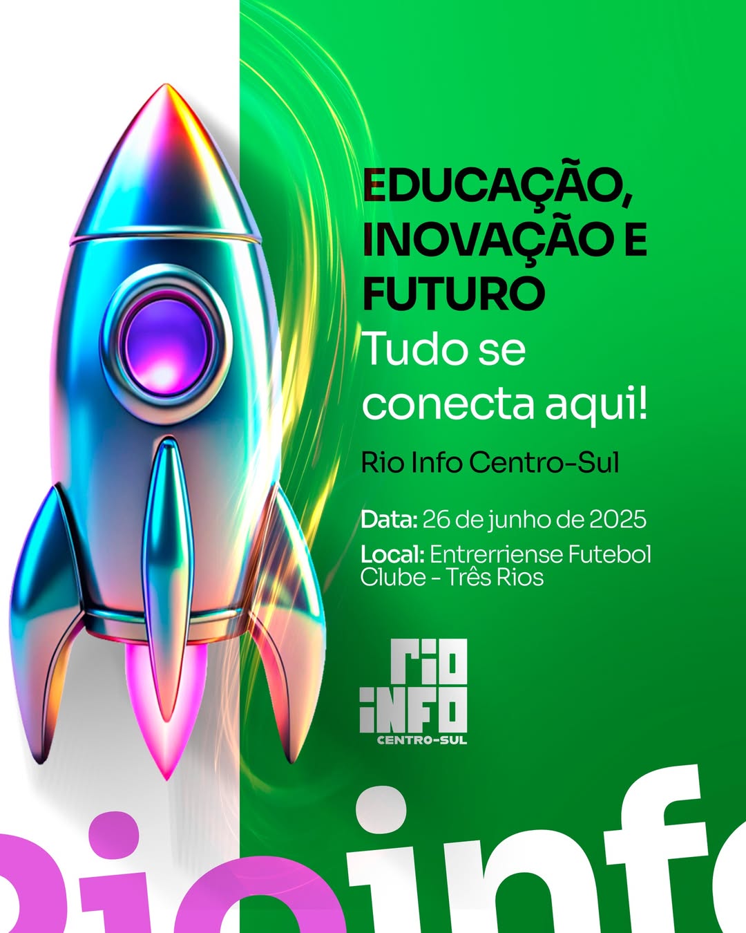 Três Rios sedia edição do Rio Info Centro-Sul 2025, evento de destaque em tecnologia e negócios