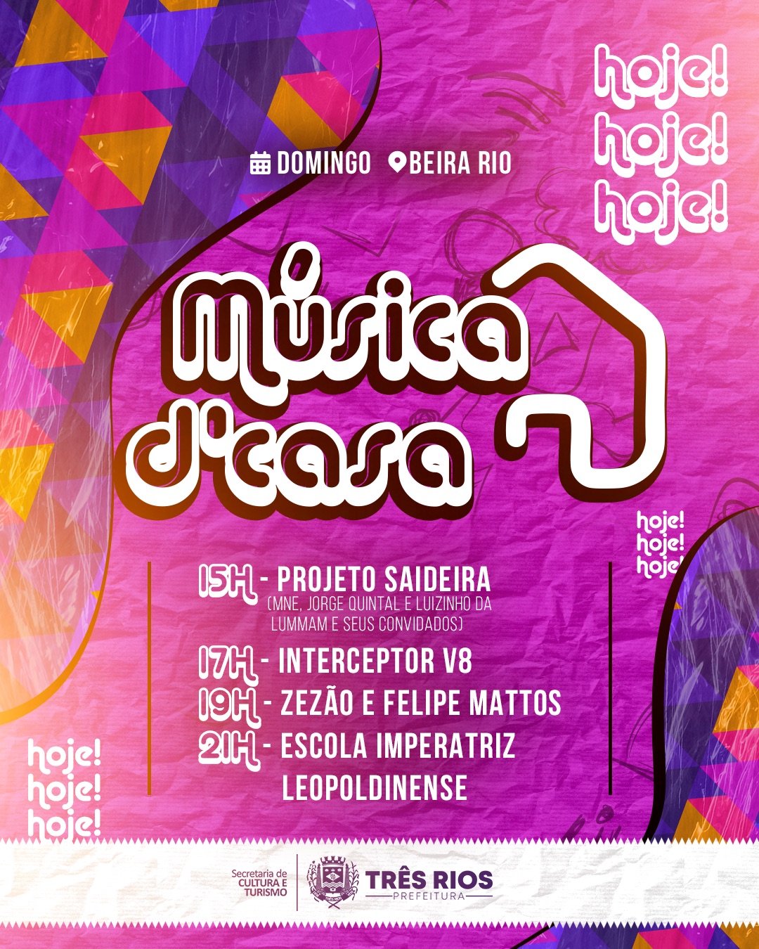 Festival Sesc de Inverno continua neste sábado em Três Rios