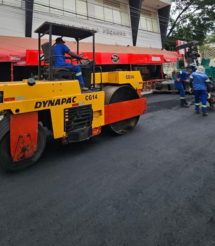 GAP 3: obras seguem em ritmo acelerado e pavimentação avança no Centro
