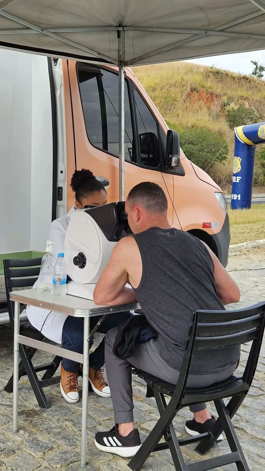 Prefeitura de Três Rios participa de ação de saúde para motoristas na BR-040