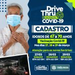 Covid-19: Prefeitura abre cadastro para imunização de idosos entre 67 e 70 anos