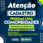 Covid-19: Três Rios abre cadastro para imunização de pessoas com comorbidades