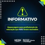 Três Rios realiza repescagem para profissionais da educação que não foram vacinados nas escolas