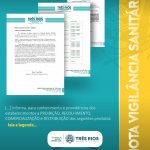 NOTA DA VIGILÂNCIA SANITÁRIA - RECOLHIMENTO, PROIBIÇÃO E DISTRIBUIÇÃO DE PRODUTOS