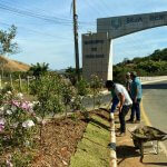 Prefeitura de Três Rios revitaliza praças e canteiros do município