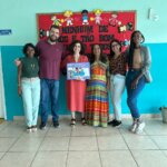 Representantes da Secretaria de Educação e Instituto João e Maria Backheuser visitam alunos da Rede Municipal de Ensino
