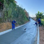 Prefeitura de Três Rios realiza asfaltamento das ruas do Bairro Santa Terezinha
