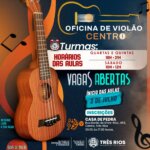 Prefeitura de Três Rios abre vagas para oficinas gratuitas de violão