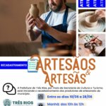 Prefeitura de Três Rios realiza recadastramento de artesãos do município