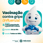 Três Rios amplia vacinação contra a gripe para toda a população a partir dos 6 meses de idade