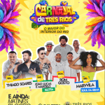 Carnaval 2026: Três Rios celebra a folia com shows, blocos e desfile das Escolas de Samba